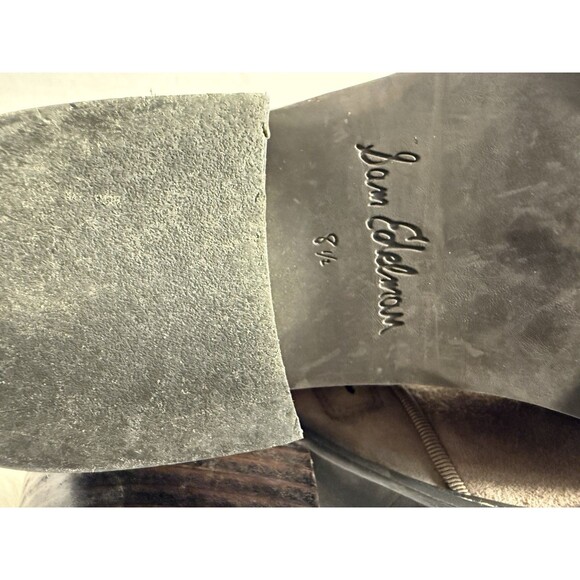 Sam Edelman Pryce Sz 8.5 Chelsea Suede Ankle Booties Boots Weatherproof - Picture 3 of 8